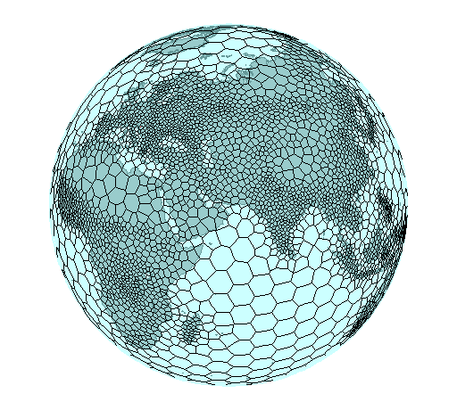 Voronoi grid image